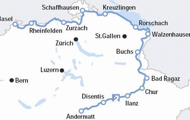 Велосипедный маршрут № 2 – Рейнская дорога (Rhine Route)